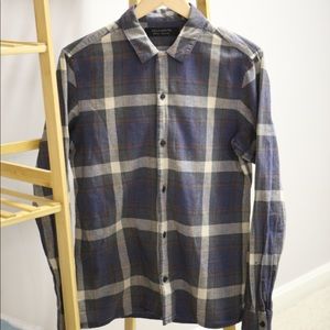 All Saints button down wool shirt